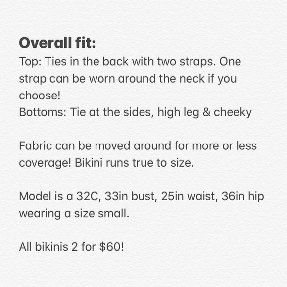 👙New! “KATE” Ruffle Bandeau Bikini Set - Picture 4 of 5